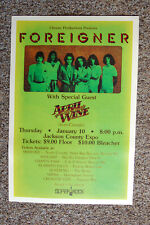 Foreigner concert poster for sale  Augusta
