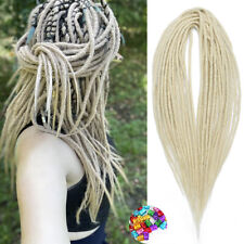 20" Synthetic Double Ended Dreadlocks Extensions DE Dreads Hip Hop Braids Dreads for sale  Shipping to South Africa