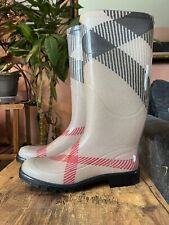 Bota de chuva Burberry xadrez grande escala (nova) Wellies tamanho UE 37 EUA 6,5 AUTÊNTICA comprar usado  Enviando para Brazil