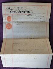 1910 vellum indenture for sale  HASTINGS