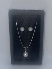 Pearl necklace earring for sale  STOCKPORT