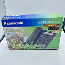 Teléfono integrado de 2 líneas Panasonic con identificador de llamadas en espera - en muy buen estado (KX-TSC14/B) segunda mano  Embacar hacia Argentina
