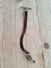 leather pocket watch chain for sale  DOVER