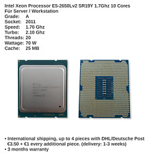 Intel Xeon Processor CPU E5-2650L V2 SR19Y 1.7GHz 10 Cores 25MB LGA2011 for sale  Shipping to South Africa