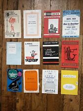 Theatre programmes flyers for sale  BUCKINGHAM