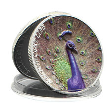 Moneda de plata de 1 dólar pavo real 2022 decoración del hogar colección artesanías regalo de vacaciones segunda mano  Embacar hacia Argentina