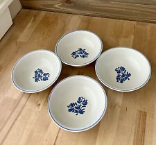 Vintage Set of 4 Pfaltzgraff Yorktowne 6" Stoneware Soup Cereal Bowls USA for sale  Shipping to South Africa