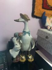 Wooden duck figurine for sale  DALKEITH