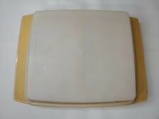 Vintage Tupperware Deviled Egg Keeper Carrier Tray with Lid Cream Almond for sale  Shipping to Canada