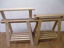 Pair adjustable wooden for sale  SALISBURY