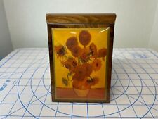 Ercolano Music Box, Artist Series, Van Gogh's Sunflowers 6" x 4.5" x 2.5" for sale  Shipping to South Africa