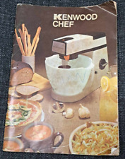 Kenwood chef instruction for sale  CLEETHORPES