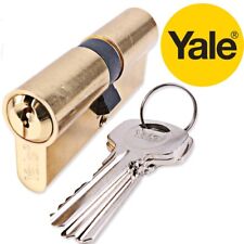 Yale brass euro for sale  Shipping to Ireland
