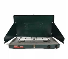 Used, 20,000 BTU Propane Classic Stove W/Windbaffles Outdoor Camping Cooking, 2 Burner for sale  Shipping to South Africa