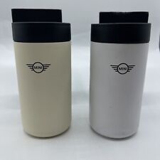 Caneca de café branca de aço inoxidável Mini Cooper Travel Commuter 300 ml 10 oz comprar usado  Enviando para Brazil