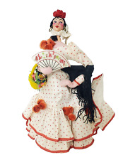 Boneca Vintage - Klumpe Roldan 9" Flamenco Dançarino Espanhol - Xale cesta de frutas ventilador comprar usado  Enviando para Brazil