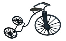 Black Metal Old Fashioned High Wheel Tricycle Vintage Decor for sale  Shipping to South Africa
