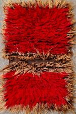 Antique Rug, 2x4 small rug, vintage rug, shaggy rug, flokati rug, Saddlebag rug for sale  Shipping to South Africa