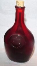 Garrafa de vidro vermelha rubi Wheaton Crown 5 1/2" garrafa comprar usado  Enviando para Brazil
