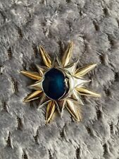 Sun moon brooch for sale  BRAINTREE