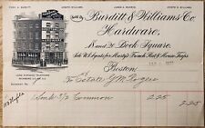 1902 billhead burditt for sale  Southbridge