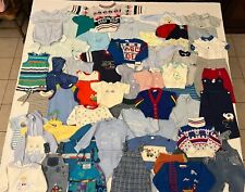 Lote de 55 artículos de ropa vintage para niños años 50 años 60 años 70 años 80 años 90 (0-12 meses) bebés niños, usado segunda mano  Embacar hacia Argentina