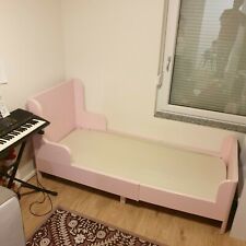 Ikea Busunge Bettgestell, ausziehbar, rosa, 80x200 cm gebraucht kaufen  Köln