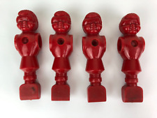 4 Vintage Red Foosball Table Replacement Man Players Soccer Game for sale  Shipping to South Africa