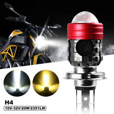 Usado, 1x lâmpadas globo farol LED H4 HB2 feixe alto/baixo lâmpada ATV motocicleta branco amarelo comprar usado  Enviando para Brazil