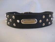 Leather studded staffy for sale  Shipping to Ireland