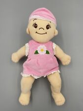 Lakeshore Learning Baby Doll Plush Soft Toy Pink Dress W/ Flower No Bottoms 13” for sale  Shipping to South Africa