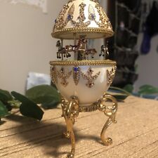 Faberge egg carousel for sale  Brockton