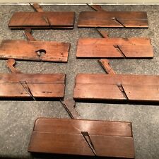 7 Vintage Small Gauge Hollow & Rounding Wood Planes. for sale  Shipping to South Africa