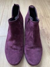 Gabor burgundy suede for sale  SELBY