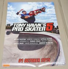 Pôster promocional oficial Tony Hawk's Pro Skater 5 varejo, usado comprar usado  Enviando para Brazil
