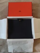 HERMES* BN1B + Receipt Togo Calfskin Leather Ulysse MM Notebook Cover Navy Blue for sale  Shipping to South Africa