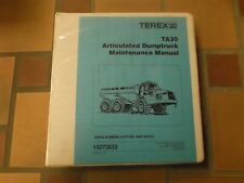 Terex TA30 Articulated Dump Rock Quarry Truck Hauler Shop Service Repair Manual for sale  Shipping to South Africa