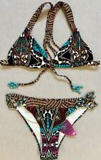 NWT Paradizia 2-Piece Curacao Triangle Top & Bottom , Size S for sale  Shipping to South Africa