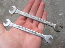 2 VTG OLD Hazet 450  8/9 10/11MM SPANNER WRENCH PORSCHE 356 CLASSIC CAR TOOL KIT for sale  Shipping to United States