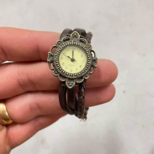 Lindo Reloj de Pulsera Estilo Vintage Para Mujer Estilo Adornado Cuero Pulsera - HLBN segunda mano  Embacar hacia Argentina