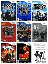 Wii rock band for sale  GLASGOW