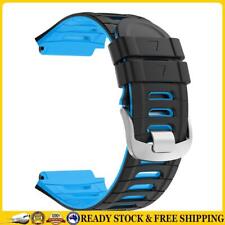Silicone Strap Watch Band for Forerunner 920XT (Black Blue) Bracelet NEW for sale  Shipping to South Africa
