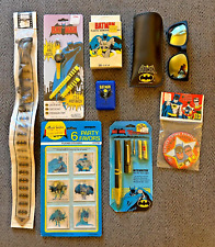 Colecionáveis, relógio, botão, caneta e muito mais brinquedos do Batman vintage (décadas de 1960–80)!! comprar usado  Enviando para Brazil