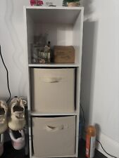 ikea white metal shelf x 2 for sale  Hickory Hills