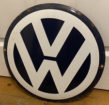 Rare volkswagen enamel for sale  SUNBURY-ON-THAMES