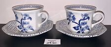 2 Royal Staffordshire Cup and Saucer Sets J & G Meakin Dynasty Ironstone England, used for sale  Shipping to South Africa