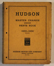 Livro de peças de chassi Hudson Master original 1930-1939 ~ Catálogo (não é uma reimpressão) comprar usado  Enviando para Brazil
