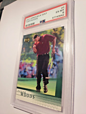 2001 UpperDeck Golf #1 Tiger Woods RookieCard PSA6 Masters 87740642 lajeado 4/2024 comprar usado  Enviando para Brazil