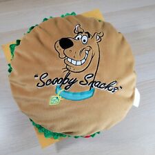 Scooby Doo Scooby Snacks 14” Burger Shaped Pillow Plush 2000 Warner Bros VTG  for sale  Shipping to South Africa