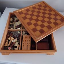 Wooden games compendium for sale  EASTBOURNE